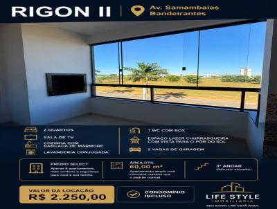 Apartamento para Loca��o, em Lucas do Rio Verde, bairro Bairro Bandeirantes, 2 dormit�rios, 1 banheiro, 2 vagas